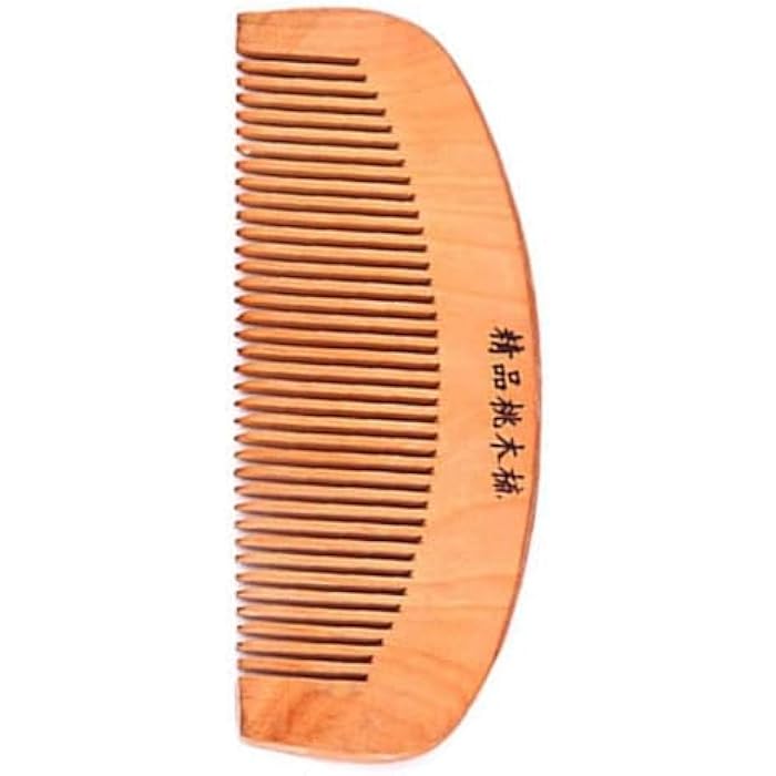 3 Pieces Unisex Anti-Static Wide Tooth Wood Hair Comb - Image 2